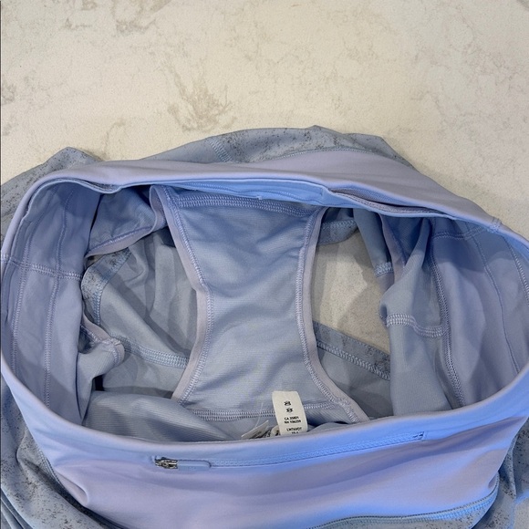 Lululemon Speed Up Mid Rise Short 4" Lined size 4 Gravel Dust Pastel Blue Purple - Picture 6 of 14